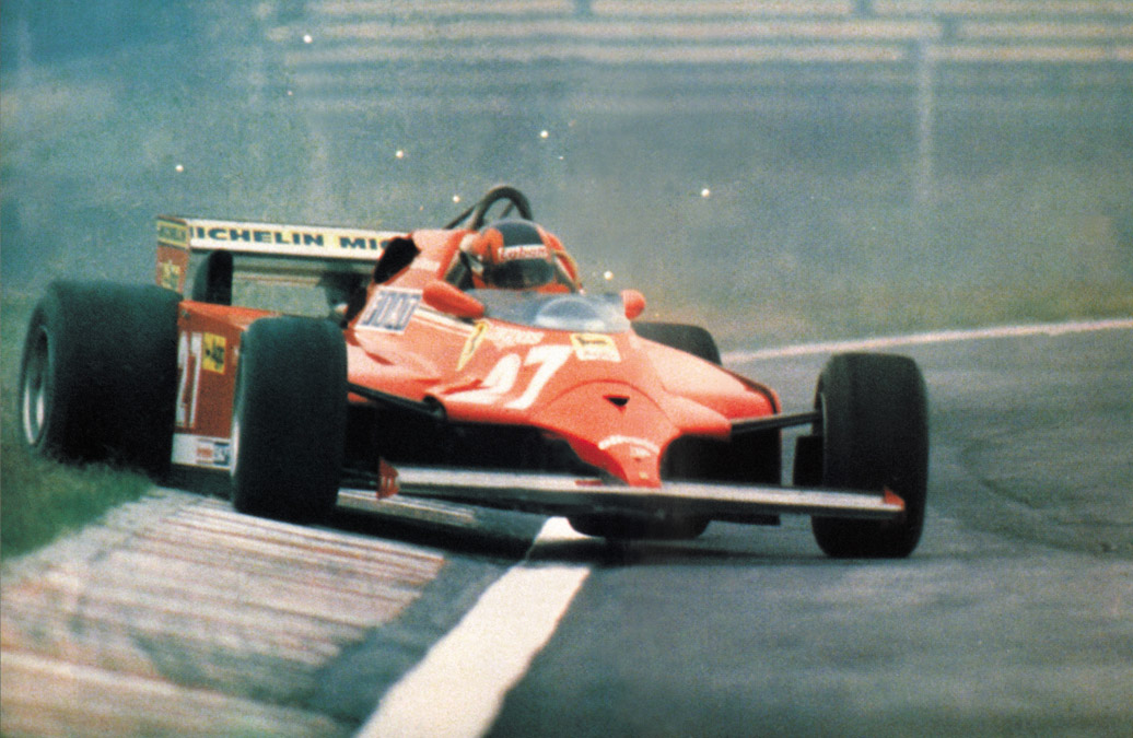 Gilles Villeneuve pilotando a Ferrari - by autoandrive.com